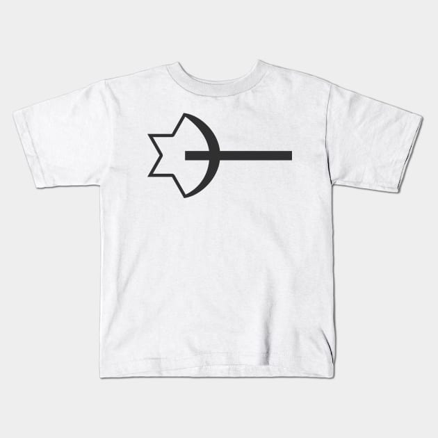 Combination of the three monotheistic religions symbols Kids T-Shirt by wavemovies